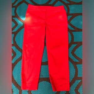 Talbots 10 perfect crop Red Pants